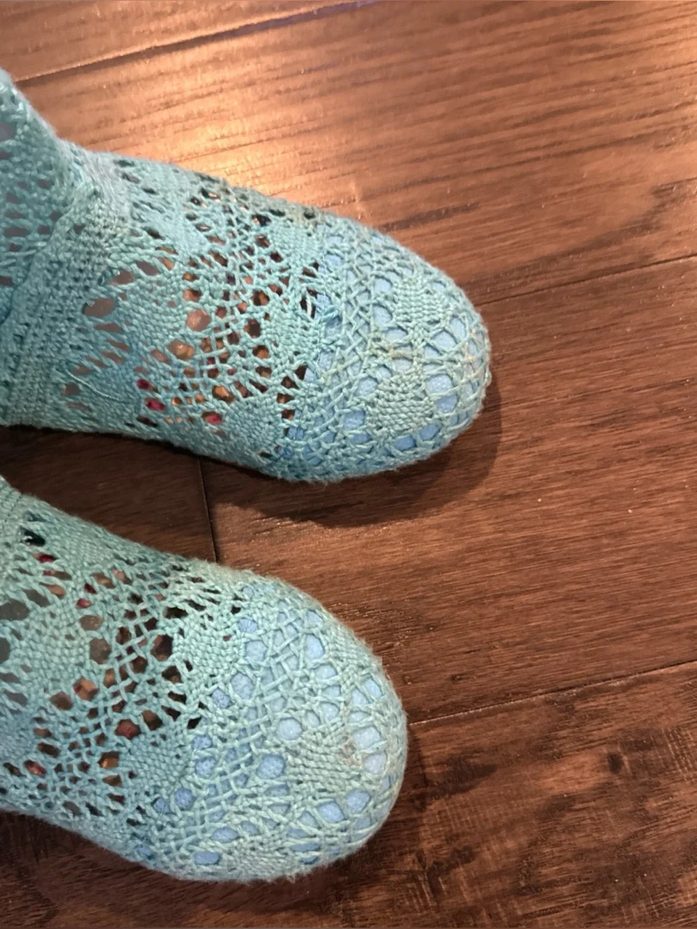 Turquoise crochet Boots - Women Accessories